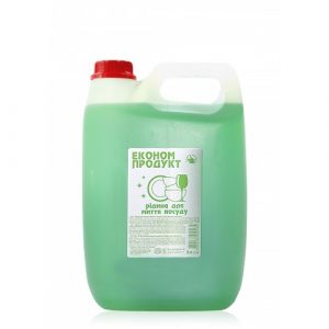 Економний засіб для миття посуду “ЕКОНОМ ПРОДУКТ” з ароматом яблука (5л)